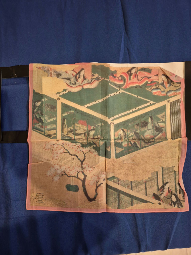 Alan Bilzerian Heart Pattern Scarf and Drawstring Bag - image 7 of 8
