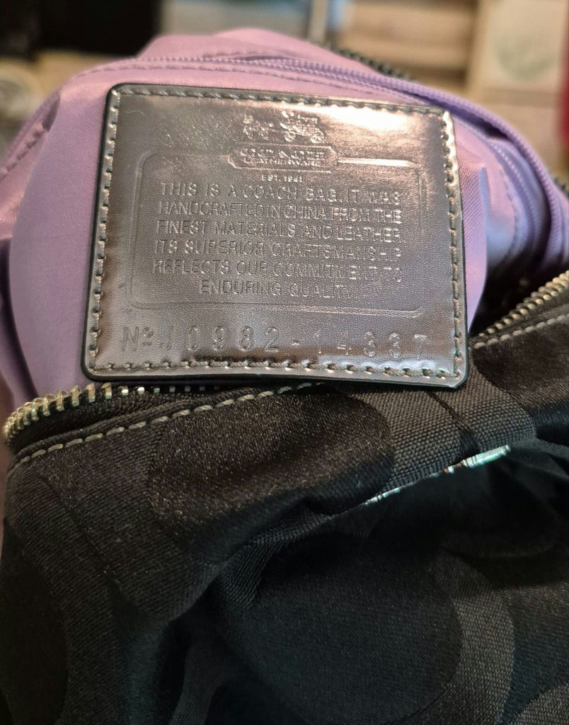 Coach bag set: black monogram bag with wallet - image 4 of 4