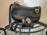 Brighton: Black Leather Crossbody Bag with Matching Wallet - thumbnail 1 of 5