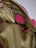 Coach pink leather handbag with gold hardware - thumbnail 3 of 4