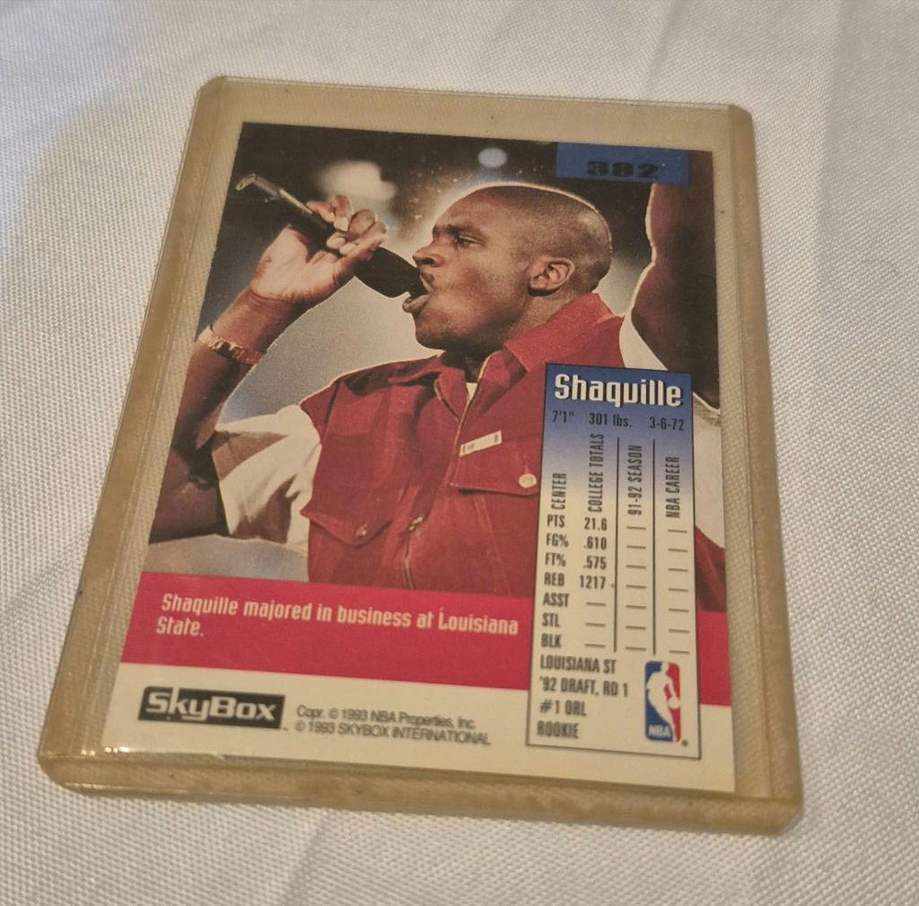 Vintage NBA Basketball Trading Cards Featuring Larry Bird, Shaquille O'Neal, and Earvin Johnson - image 5 of 7