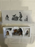 Heritage Village Collection Miniature Figurine Set with Cart and Theater Wagon - thumbnail 10 of 10