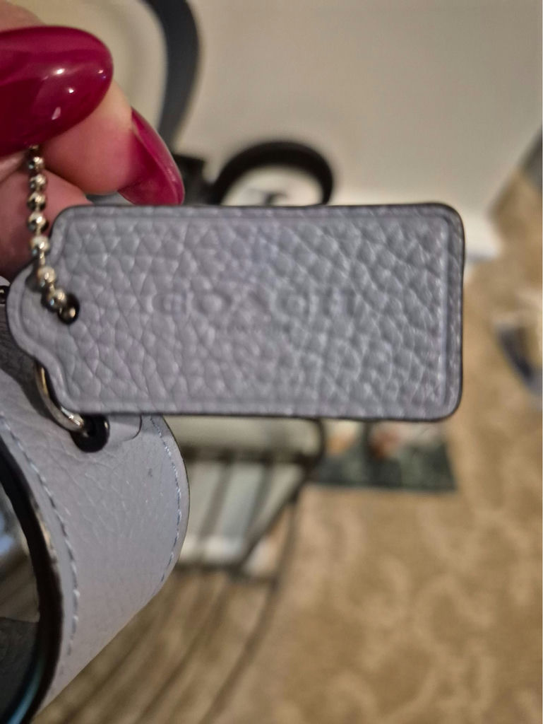 Coach lavender pebble leather mini backpack - image 3 of 5
