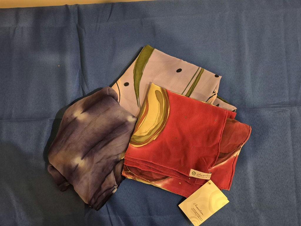 Assorted Patterned Scarves - image 3 of 4