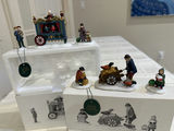 Heritage Village Collection Miniature Figurine Set with Cart and Theater Wagon - thumbnail 5 of 10