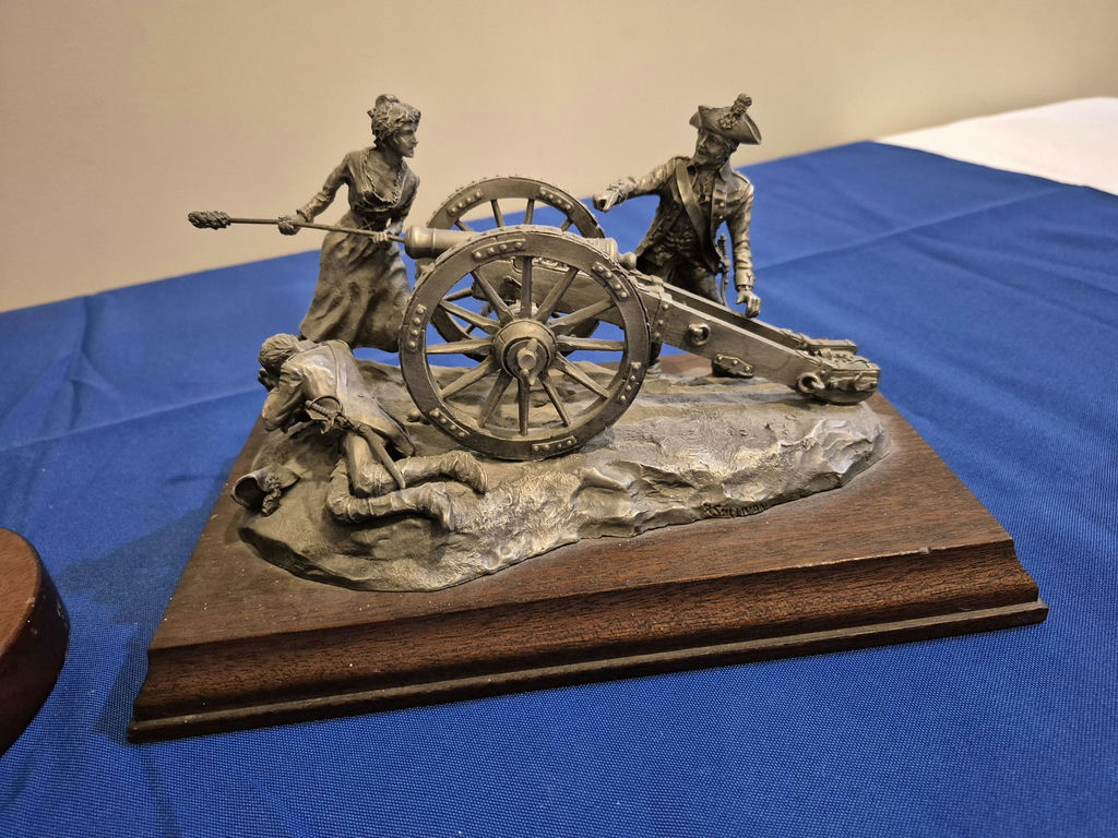Pewter Historical Military Figurines on Wooden Bases - image 3 of 4