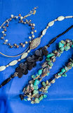 Jewelry 8| Assorted necklaces and bracelets with shell, turquoise, and black beads - thumbnail 1 of 2