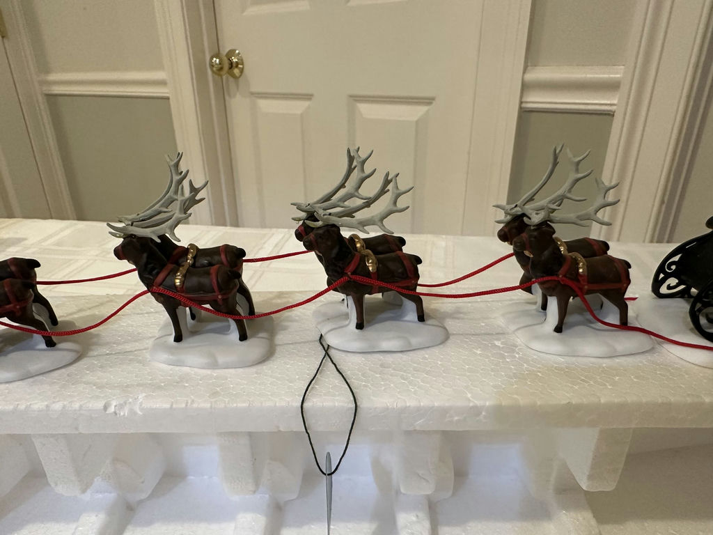 Heritage Village Collection Sleigh and EightTiny Reindeer Set -  - image 7 of 9