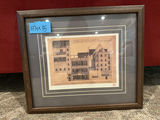 Two framed Cheyne House architectural prints - thumbnail 2 of 7
