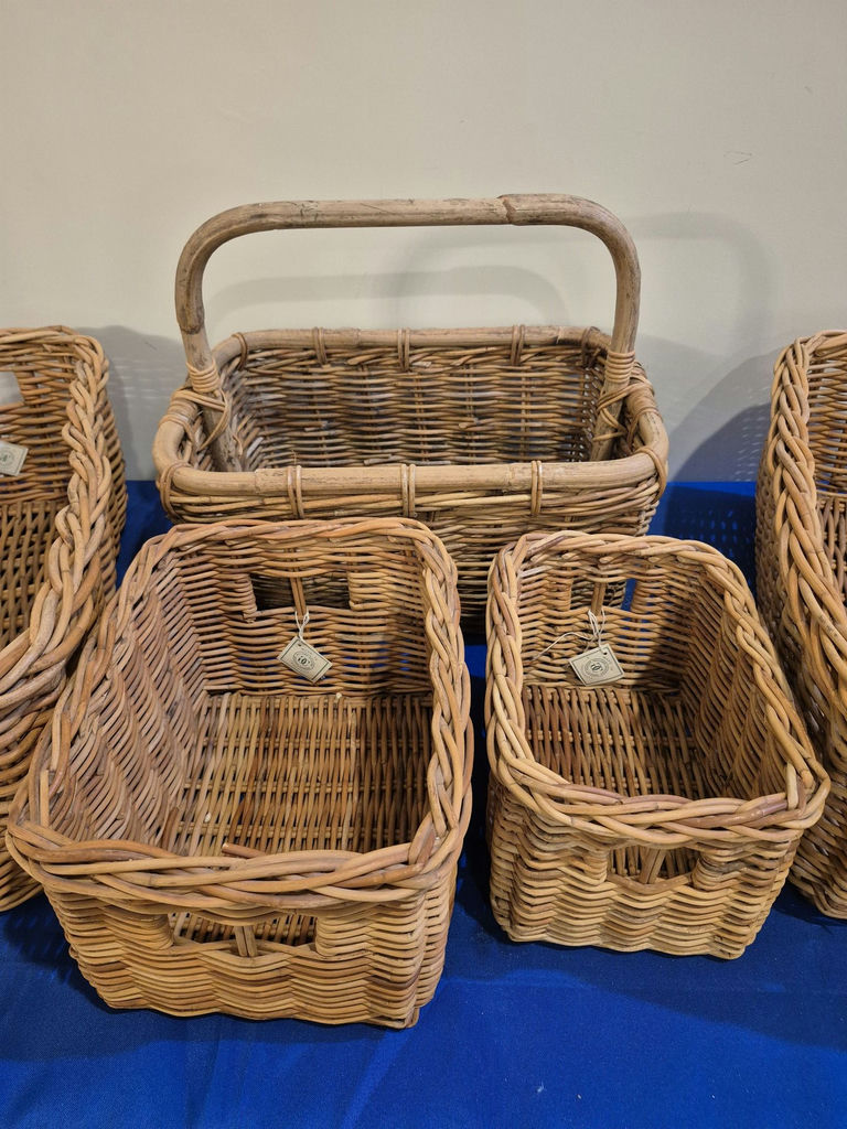 Set of Wicker Storage Baskets - image 4 of 5