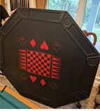 Octagonal Multi-Game Table – Bumper Pool, Poker, Checkers & Backgammon - thumbnail 3 of 4
