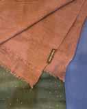 Two Eileen Fisher Fringed Scarves with Metallic Dot Accents - thumbnail 2 of 2
