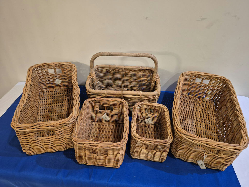 Set of Wicker Storage Baskets - image 2 of 5