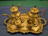 Silver-plated tea service with tray - thumbnail 1 of 10