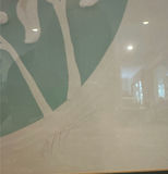 Framed hummingbird and flower silhouette art print - thumbnail 4 of 4