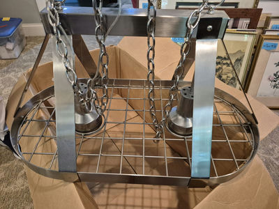 Metal Hanging Pot Rack - Image 1 of 5