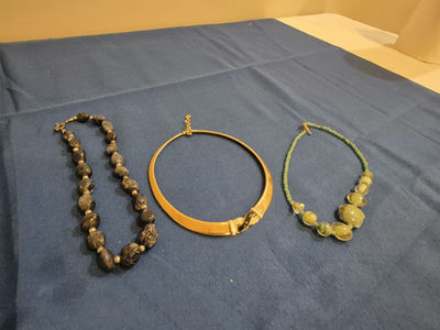 Three Beaded and Metal Necklaces - Image 1 of 4