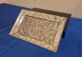 Silver and Black Glass Tray - thumbnail 2 of 2