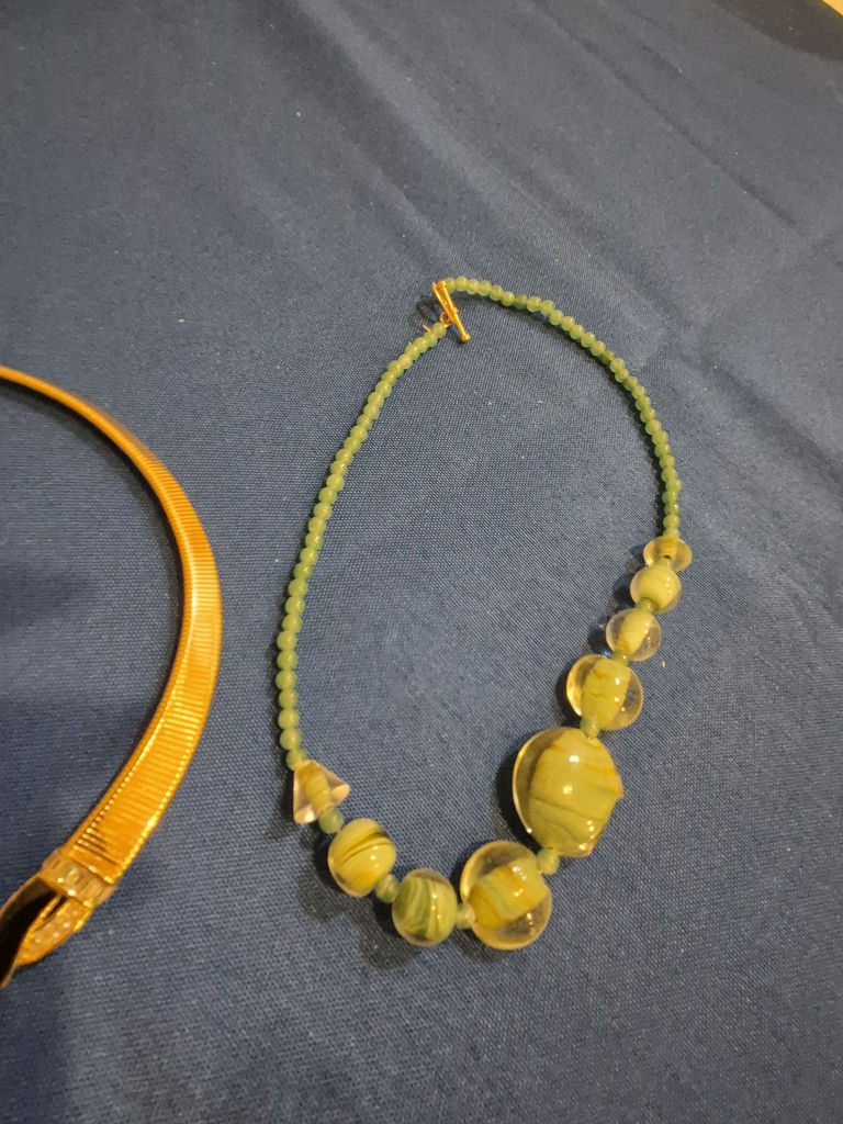 Three Beaded and Metal Necklaces - image 3 of 4