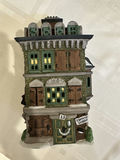 Dickens Village Scrooge house with Winter Birch Tree and Snow Accessories - thumbnail 2 of 9