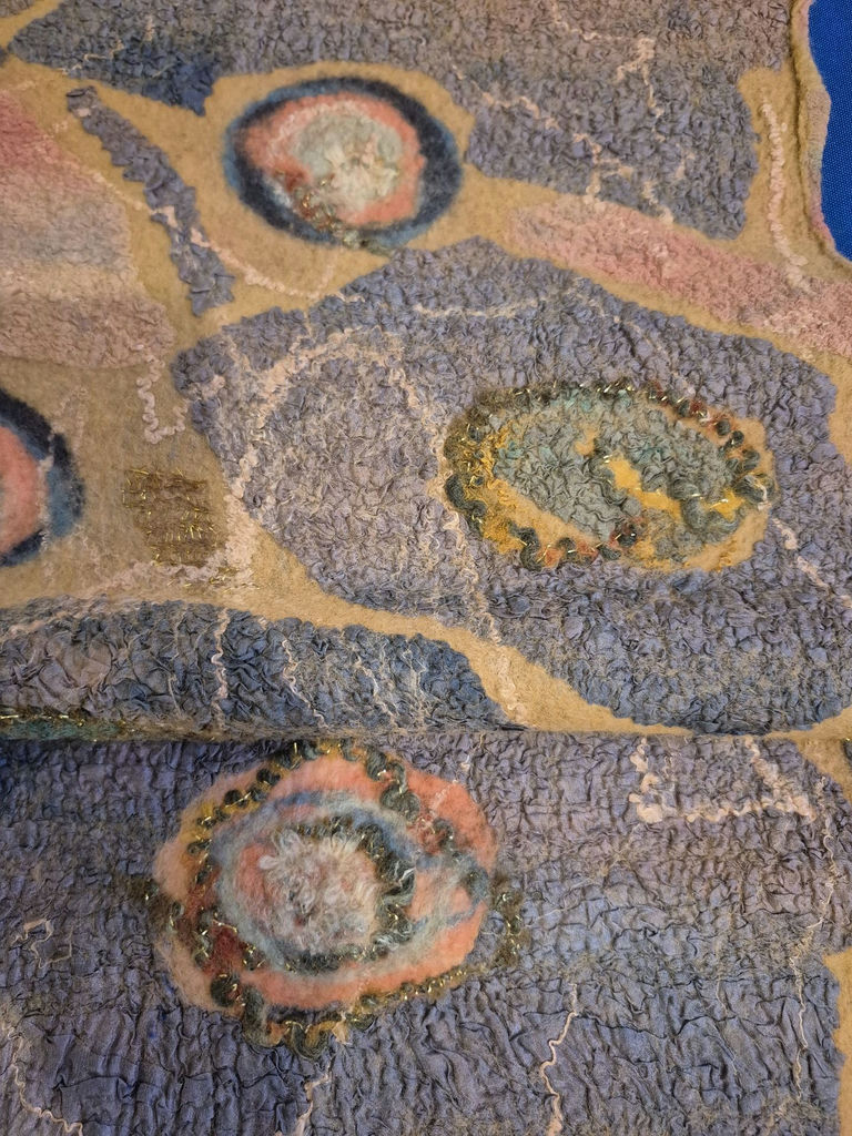 Abstract Textile Scarf - image 2 of 4