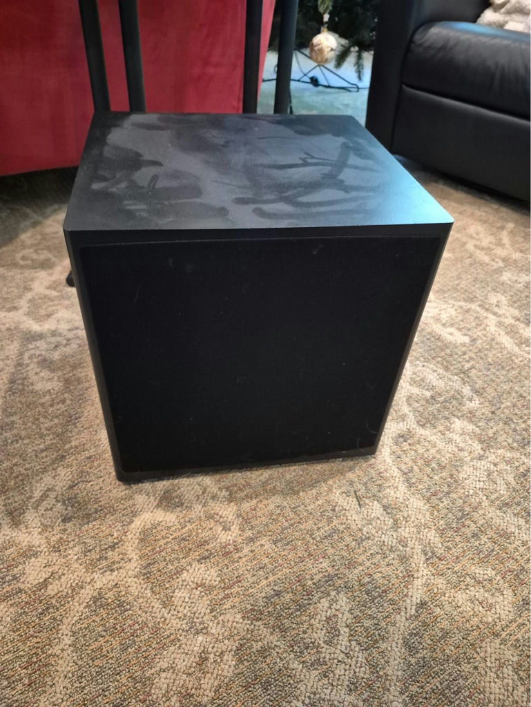 Pair of Triad LCR Front Speakers on Stands and Subwoofer - image 2 of 8