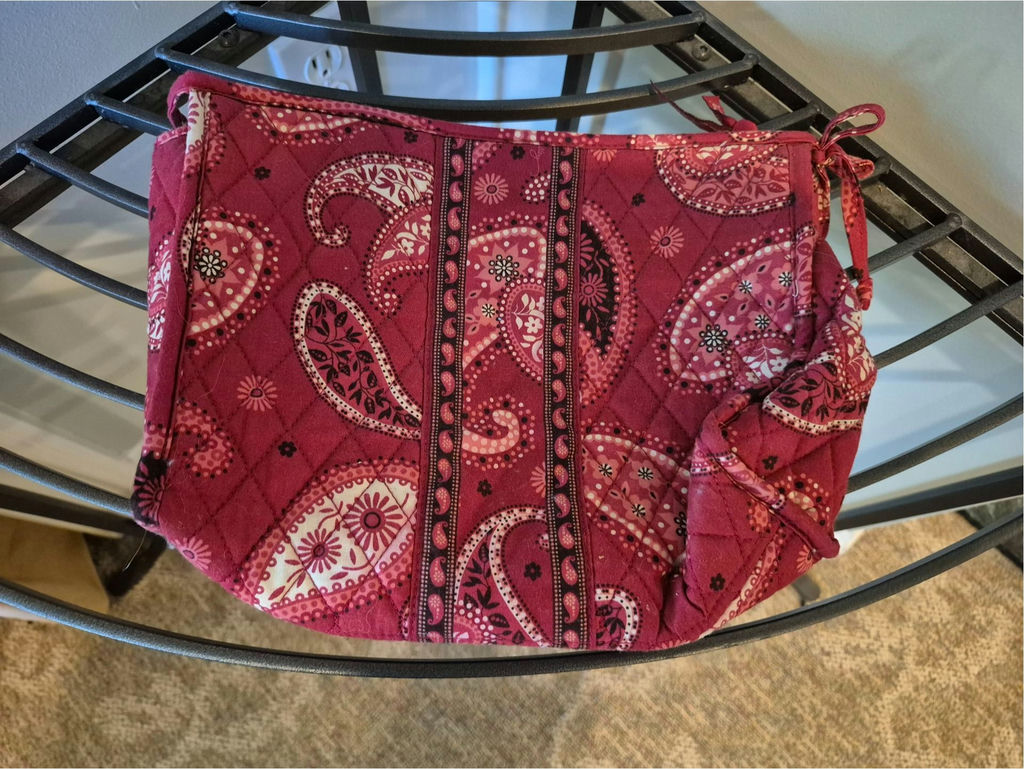 Vera Bradley red paisley bags and organizers - image 5 of 7