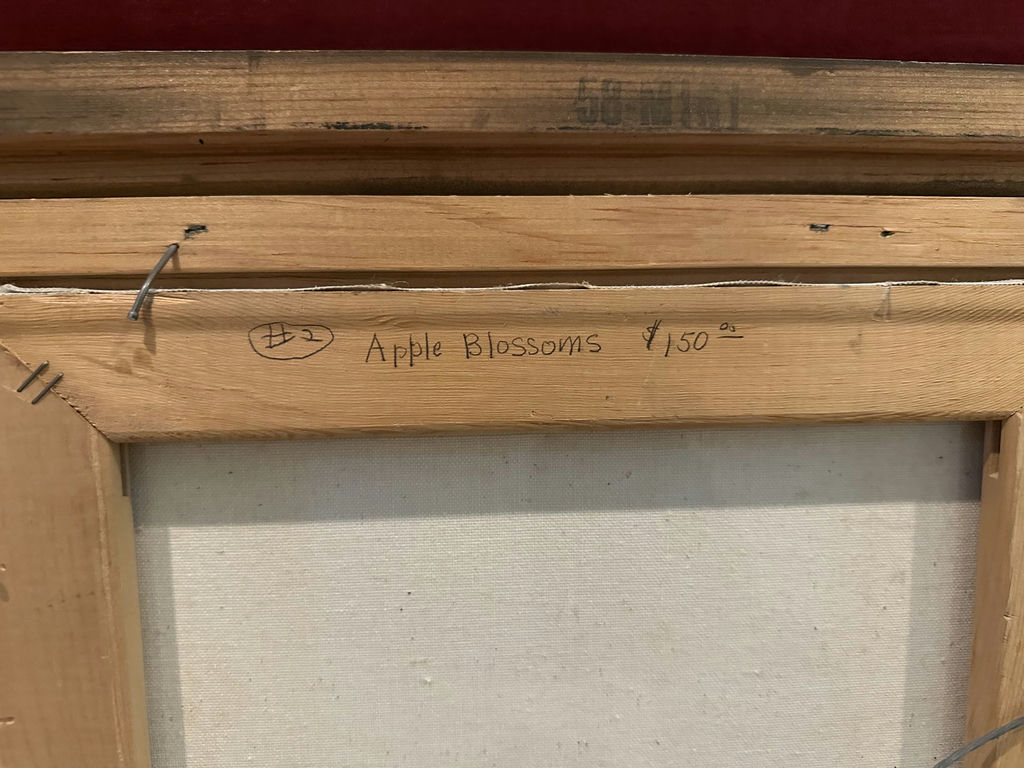 Apple Blossoms in a Vase Signed by DiMaggio - image 3 of 4