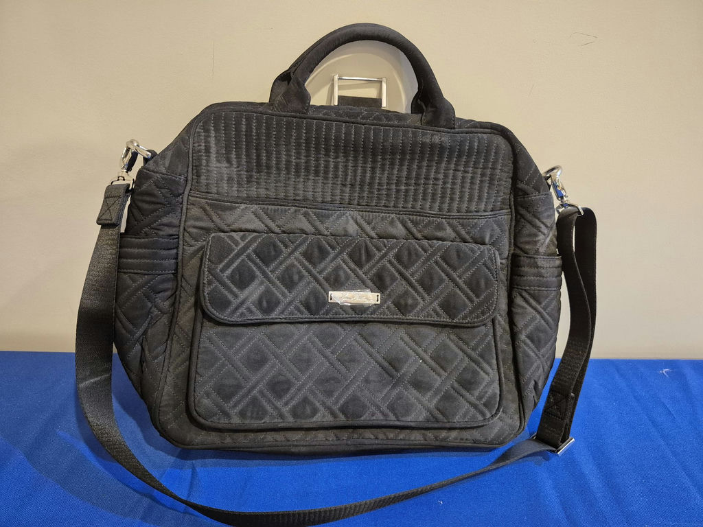 Vera Bradley Black Quilted Shoulder Bag - image 1 of 3