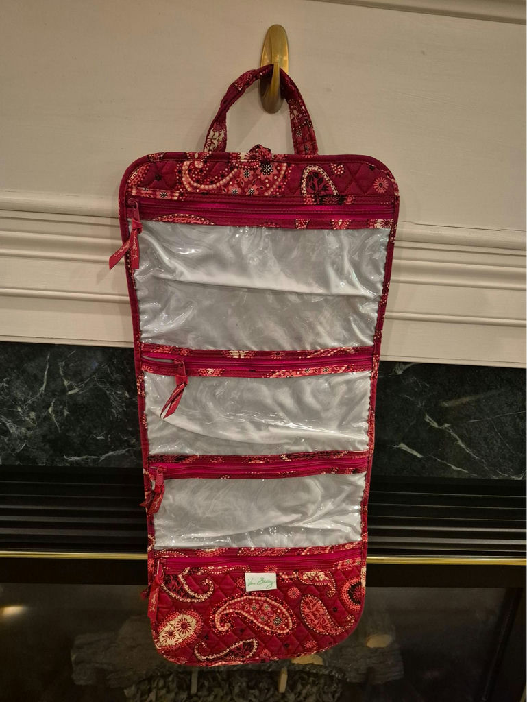 Vera Bradley red paisley bags and organizers - image 3 of 7