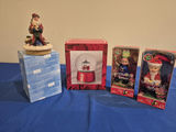 Christmas Figurines, Snow Globe, and Kelly Club Dolls - thumbnail 1 of 2