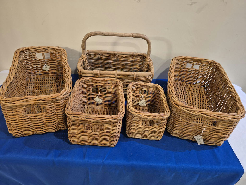 Set of Wicker Storage Baskets - image 1 of 5