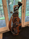 Golf bag with clubs and headcovers - thumbnail 1 of 3