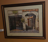 Framed Street Scene Artwork Signed Sivaiko 1995 - thumbnail 1 of 2