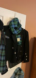 43w x 43h Scottish plaid kilt outfit with sporran, jacket, and accessories - thumbnail 2 of 7