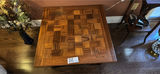 Parquet-top square wooden coffee table Rosewood - thumbnail 3 of 3