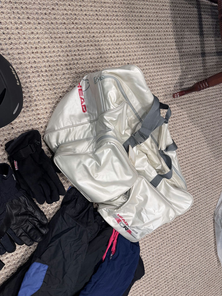 Ski clothing And Helmut Size 10 Ski Boots - image 4 of 4