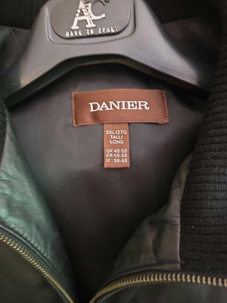 Danier and Joseph Abboud Leather Jackets with Gray Overcoat - image 9 of 13
