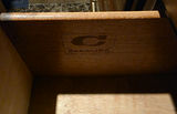 Pair of tall wooden chests of drawers - thumbnail 2 of 2