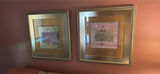 Pair of abstract framed art prints - thumbnail 3 of 3