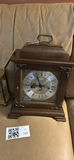 Wooden mantel clock and brass carriage clock - thumbnail 2 of 3