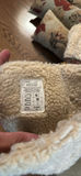Brown shearling-trim knee-high boots and black knee-high leather boots - thumbnail 3 of 6