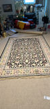 Large ornate floral oriental area rug - thumbnail 2 of 3