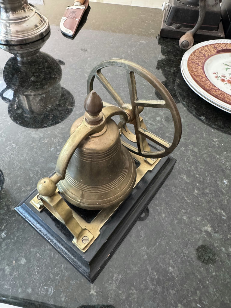 Solid brass Moving Bell - image 1 of 3