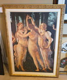 Framed Botticelli Primavera Three Graces Art Print - thumbnail 1 of 3