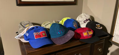 Assorted baseball caps and straw hats - Image 1 of 10