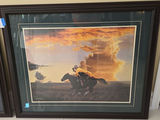 Two Framed Western-Themed Art Prints - thumbnail 2 of 3