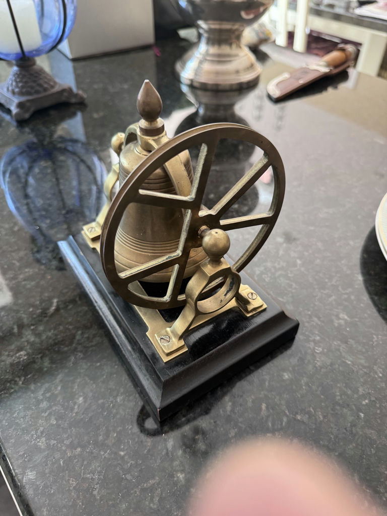 Solid brass Moving Bell - image 3 of 3