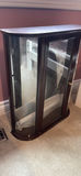 Wood Media Cabinet with Stereo Components and Side Table - thumbnail 7 of 7