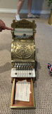 Ornate brass 'Amount Purchased' cash/receipt counter - thumbnail 3 of 9